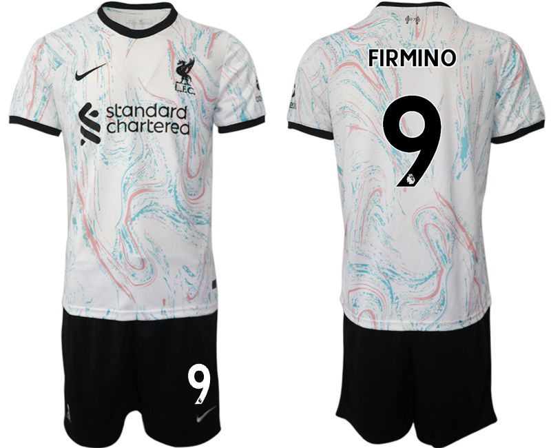 Men 2022-2023 Club Liverpool away white 9 Soccer Jersey